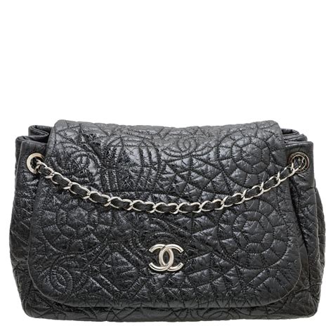 Chanel Vinyl Graphic Edge Flap Bag 